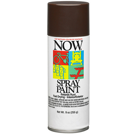 Krylon 9 Oz Cocoa Brown NOW Enamel Spray Paint 21208
